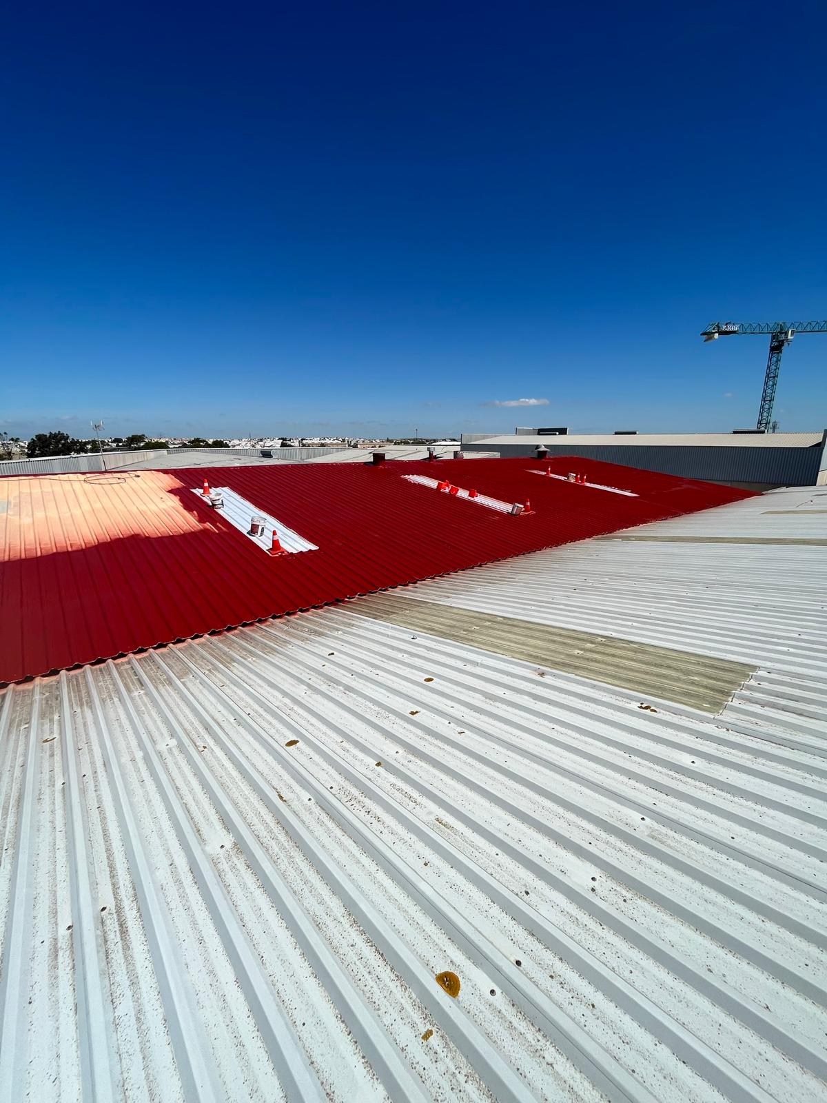 Proyecto de proyectado de espuma y membrana de poliuretano en Algemesí