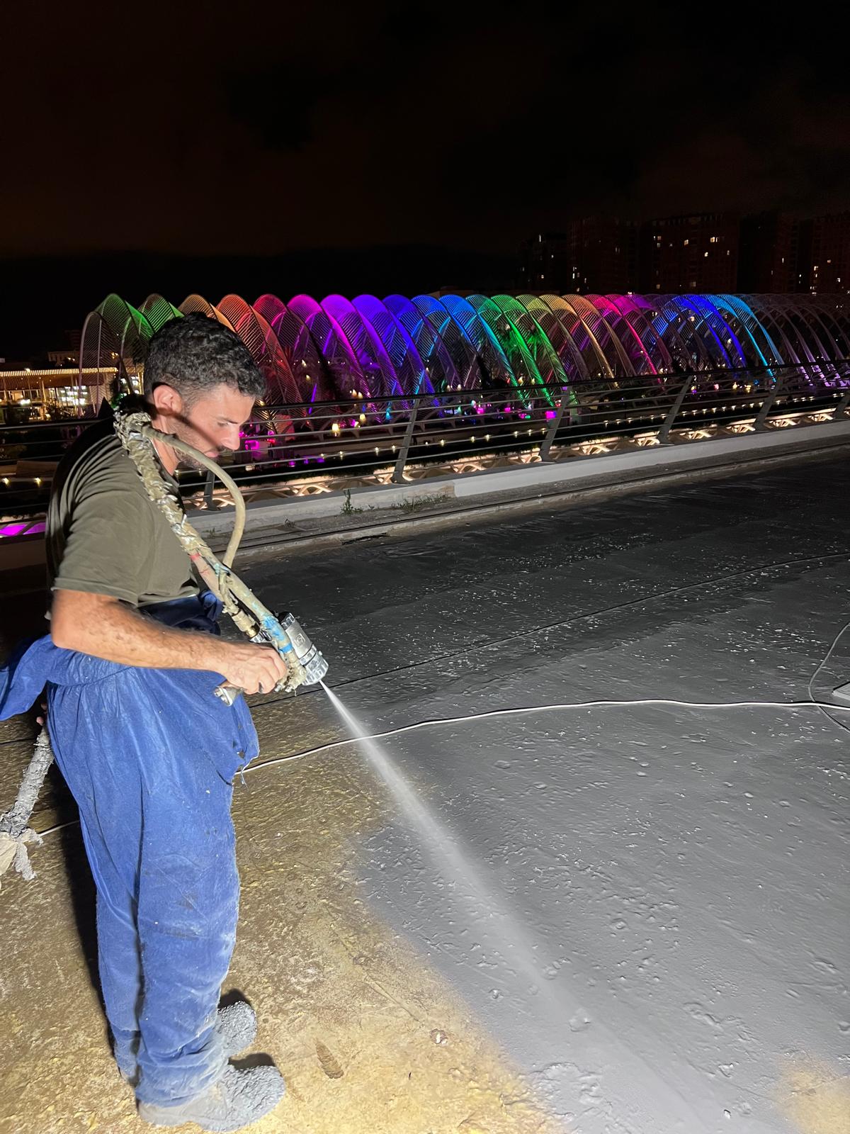 Proyecto de impermeabilización con poliurea en la Ciudad de las Artes y las Ciencias de Valencia